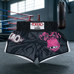 กางเกงขาสั้นพิมพ์ลายดิจิตอลสำหรับผู้ชาย TWCS Everbout Muay Thai Boxing Fight Fitness ผลิตจากโพลีเอสเตอร์ 100% น้ำหนัก 220 กรัม ทรงพอดีตัว แห้งเร็ว ระบายอากาศได้ดี - Product Image 3