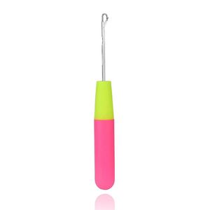 Ganchillo de Plástico para Rastas al por Mayor de Fábrica, Herramientas de Peluquería DIY, Agujas de Ganchillo con Pestillo para Extensiones de Cabello 15.7cm - Product Image 1