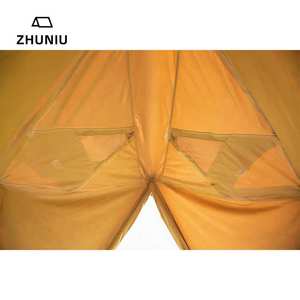 Прочный надувной тент-укрытие для кемпинга: тканевый каркас с воздушными колоннами и балками для легкой установки, портативный - Product Image 4