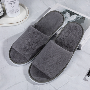 Fabricante profesional, calidad confiable, suavidad moderada, ajuste acogedor, sentido grueso, pies cálidos, zapatillas desechables de hotel - Product Image 3