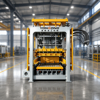 Machine à briques de pavage entièrement automatique à grande capacité QT8-15, machine à blocs solides, machine à briques en ciment pour projets routiers
