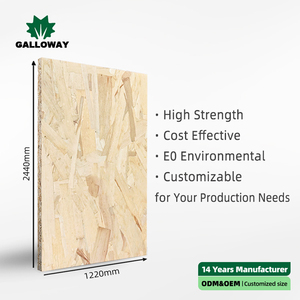 Panneaux <span class=keywords><strong>OSB</strong></span> résistants à l'eau 9,5m 18mm <span class=keywords><strong>22mm</strong></span> OSB3 OSB4 Panneaux de particules Contreplaqué 4x8 Bois structurel <span class=keywords><strong>OSB</strong></span> Plaques <span class=keywords><strong>OSB</strong></span> Panneaux <span class=keywords><strong>OSB</strong></span> - Product Image 1