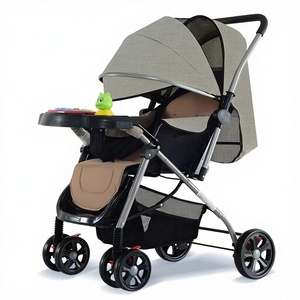 <span class=keywords><strong>Cochecito</strong></span> de Bebé Metálico Bidireccional, Ultraligero, Plegable, de 0 a 3 Años, con Cuatro Ruedas y Tipo Sombrilla - Product Image 1