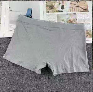 3-5379#Low Price <strong>Clearance</strong> Sale Stock European and American <strong>Men's</strong> Cotton Underwear Plus Size Comfortable <strong>Boxer</strong> Shorts - Product Image 2