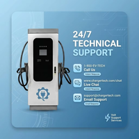 Station de recharge pour véhicules électriques sur pied OEM ODM DC avec logo de marque sérigraphié et équilibrage de charge intelligent