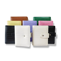 Carnet de notes/journal/agenda en cuir PU à couverture rigide et feuilles mobiles, impression personnalisée, cadeau