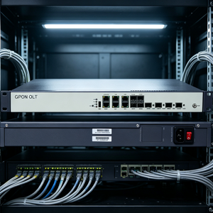 อุปกรณ์ไฟเบอร์ออปติกขนาดกะทัดรัด 4 พอร์ต GPON รุ่น GT04 OLT พร้อมแหล่งจ่ายไฟคู่ขนาด 1U - Product Image 6