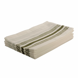 Servilleta Bistro de algodón 100%, toalla de cocina tejida verde oliva sostenible de secado rápido para uso doméstico - Product Image 1