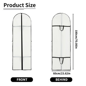 Bolsa de Viaje para Vestidos Largos, Transpirable, Lavable, Resistente al Agua y al Polvo, con Tamaño y Color Personalizables, Venta al Por Mayor - Product Image 2