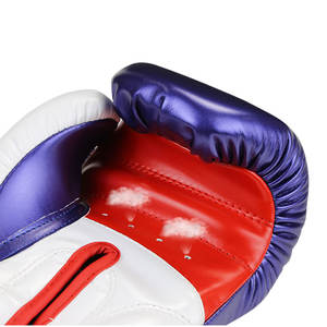 Crochet boucle fermeture <span class=keywords><strong>gants</strong></span> de boxe hommes femmes attelle poignet soutien 5 couches mousse rembourrage 6oz 8oz tailles cuir - Product Image 2