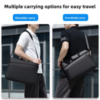 Sac à main pour homme de grande capacité, sac messager léger, sac bandoulière pour ordinateur portable, sacoche de travail pour le travail et le bureau