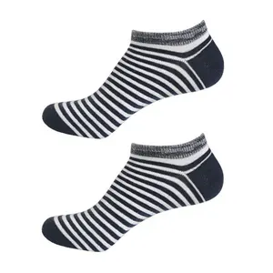 Men's Custom Pop Socks Casual Striped Ankle Socks For Spring Available Through OEM Service