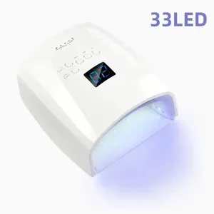 66W Rechargeable UV LED Nail <b>Lamp</b> <b>with</b> LCD Screen & 4 <b>Timer</b> Settings - Professional Manicure Tools for Home & Salon Use - Product Image 2