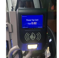 Lector de Tarjetas Inteligentes/RFID para Rastreo de Autobuses/Lector y Escritor NFC con Pantalla LCD