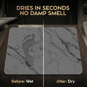 Tapis de bain écologiques en diatomite à séchage rapide, vente en gros, best-seller - Product Image 3