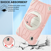Housse de protection pour tablette B-Max Kids Safe Rugged Shockproof Anti-Slip Dust-Resistant 3 couches pour Samsung Tab A11/Galaxy Tab A9 8 pouces