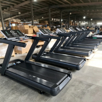 Tapis roulant commercial portable en ABS avec écran tactile et inclinaison automatique, équipement de cardio pour salle de sport, certifié CE ISO, usine OEM