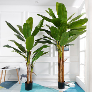 AYOYO Artificielle Moderne Monstera Deliciosa Arbre de Verdure Plantes <span class=keywords><strong>en</strong></span> Pots pour Intérieur Extérieur Décoration - Product Image 1
