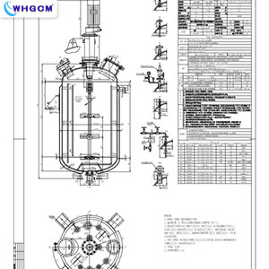 Reactor de Hidrogenación de Grado Industrial de 5000L, Acero Compuesto S31603 Q345R, con Cubierta Magnética y Sello 150 ℃   con PLC PID - Product Image 3