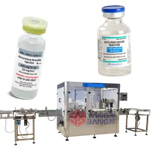 YB-Y4 Automatic Liquid Filling Sealing Machine Labelling Capping Injection Vial Small Manufacturing Machines