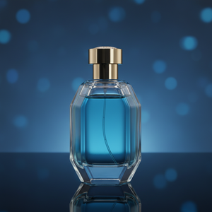 Botella de perfume BPA Free Yuwi Dual de 200ml, con pulverizador, diseño <span class=keywords><strong>Genie</strong></span> Wanted, hombro inclinado, tapa color crema y detalles metálicos. - Product Image 5