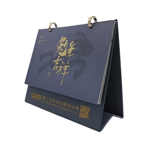 Tùy chỉnh in Vòng Kim Loại ràng buộc Bảng lịch <span class=keywords><strong>2025</strong></span> bàn hàng tháng lịch với hộp - Product Image 6