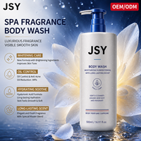 OEM ODM Marque Privée 500ml Gel Douche Parfumé Spa Acide Hyaluronique Hydratant Éclaircissant Équilibrant l'Huile Parfum Longue Durée