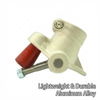 Adaptateur de cheville prothétique à double axe en aluminium à deux trous pour composant de prothèse de membre inférieur