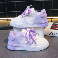 Chaussures de marche décontractées pour femmes, à lacets, dégradé de couleurs, semelle extérieure en caoutchouc antidérapante, logo personnalisé, vente en gros