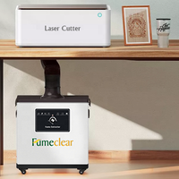 Machine industrielle d'amortisseur de fumée d'extracteur de vapeur de Laser d'aspiration de puissance élevée pour CO2 VOCS petit fabricant de Laser DTF bricolage purificateur d'air