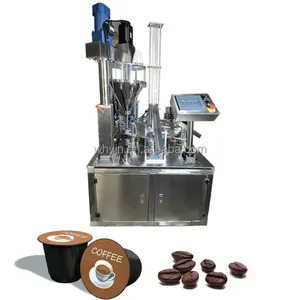 Automatic Rotary Ice Cream Yogurt Dipping Sauce Jelly Coffee Plastic Cup Filling And Sealing Machine