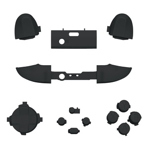Boutons de remplacement personnalisés noirs pour manettes Xbox Series X S : gâchettes, croix directionnelle, ABXY, Start, Retour, Synchronisation, Partager - Product Image 1