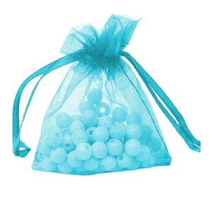 Sacs de rangement en organza personnalisés avec logo pour cadeaux de mariage et bijoux, vente en gros - Product Image 1