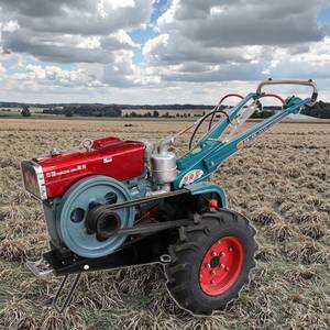 16HP <b>Machine</b> Two Wheel Drive Power Tiller Behind Diesel Engine Agriculture <b>Walking</b> Tractor - Product Image 3