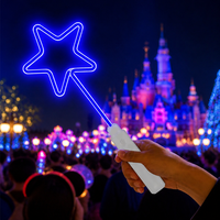 Baguette Magique LED Lumineuse Personnalisable avec Logo pour Enfants et Filles – Idéale pour Fêtes d'Anniversaire, Concerts, Carnavals et Scènes