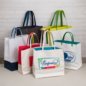 Women Shoulder Eco <b>Canvas</b> Fashion Handbag Cotton Tote <b>Bag</b> Custom Size Colorful Beach Shopping Tote <b>Bag</b> With Your Brand - Product Image 1