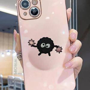 Cute Self <b>Sticker</b> Embroidery Black Cookie Patches for Clothes Bag Phonecase Decoration - Product Image 5