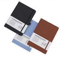 Carnet A5 en similicuir à lacets – Journal de travail et d'étude au design élégant, avec logo personnalisé, idéal comme cadeau