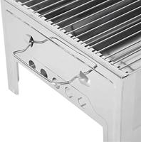 Barbecue portable au charbon de bois de style coréen moderne KT 18 pouces, allumage automatique, écologique, en fer, pour camping et jardin