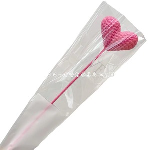 Woven Heart Shaped Flower <b>Branches</b> 10cm-30cm Solid Color Decorative Valentine'S Day Artifical Flowers - Product Image 5
