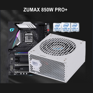 Zumax नया आगमन 80 प्लस गोल्ड मॉड्यूलर एटेक्स पीसी बिजली की आपूर्ति सफेद एट्रिक्स 3.0 गेमिंग pssu 850w <span class=keywords><strong>1000w</strong></span> 1200w - Product Image 5