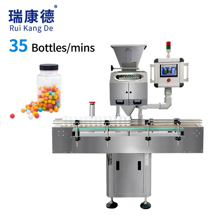 8 Lane Small Automatic Pill Conveyor Packaging Counter and Bottle Pack Capsule Tablet Counting Machine