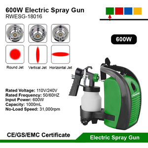 Pulverizador sin aire portátil HVLP de 600W, máquina de <span class=keywords><strong>pistola</strong></span> de pintura eléctrica, <span class=keywords><strong>pistola</strong></span> pulverizadora de pintura <span class=keywords><strong>para</strong></span> pared de coche, pistolas pulverizadoras de pintura - Product Image 4