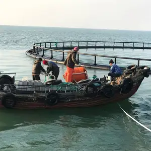 HDPEdeep Jaring Memancing Laut/Air/Danau, Mengapung, Kandang Jaring Peralatan untuk Kerang