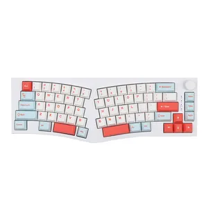 Entrega rápida Feker Alice 80 Teclado mecánico para juegos inalámbrico/con cable dividido intercambiable en caliente de 68 teclas Teclado mecánico de 68 teclas