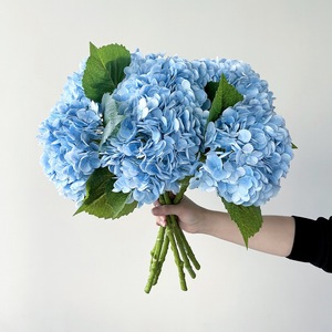 Hortensias de Alta Calidad con Tacto Real, Hortensias Extra Grandes, Flores para Decoración del Hogar y Bodas, Flor Artificial de Hortensia - Product Image 3