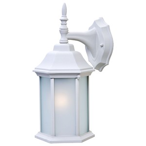 Lampade da parete per esterni HMS con braccio oscillante in vetro smerigliato bianco soluzione di illuminazione elegante e resistente - Product Image 1