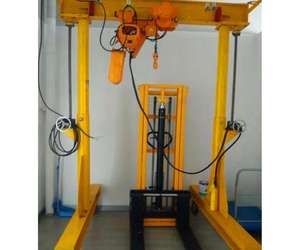 Système de grue mobile à portique en acier portable avec capacité de 2/5/10 tonnes / Personnalisable pour les entrepôts / la construction - Product Image 4