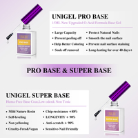 Gel de base super auto-nivelant OEM ODM en gros, résistant à l'usure, non toxique, écologique, gel UV LED pour ongles, couche de finition pour salon CE