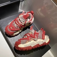 Baskets décontractées de luxe pour hommes de marque de créateur, avec logo personnalisé, semelle épaisse, rehaussantes, amortissantes, tendance, anti-salissures